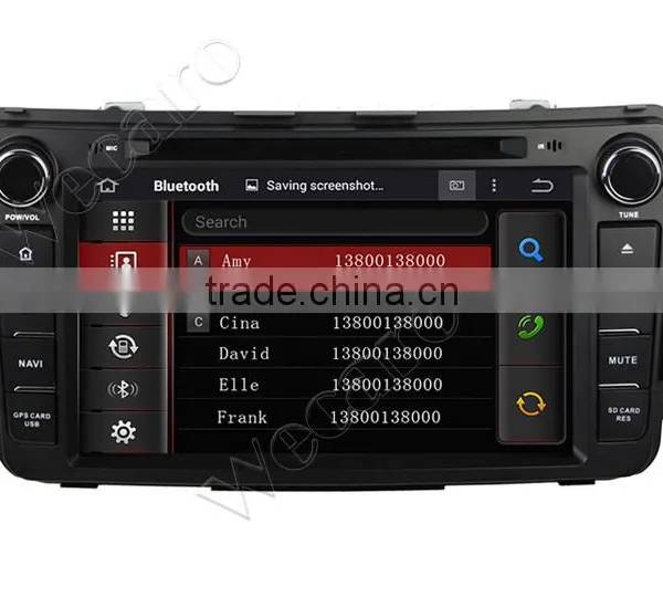 Wecaro Android 4.4.4 Car Stereo 8" 2 Din for Nissan Qashqai Car Dvd Gps Bluetooth WIFI 3G 1080p 2014 2015 photo-3