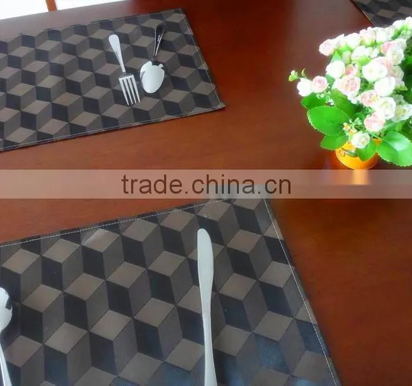 High Quality PVC 3D Placemat Hotel Restaurant photo-6