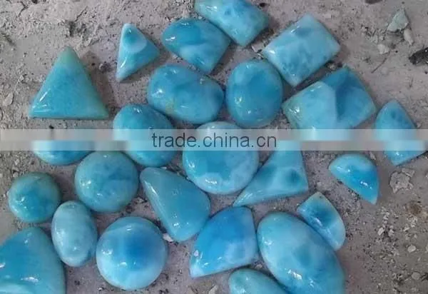 LARIMAR CABOCHONS SIZE ON DEMAND BEST QUALITY 100% NATURAL