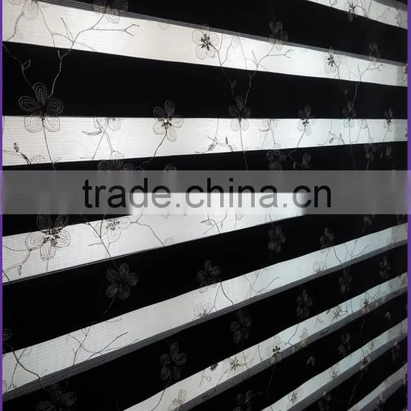 Original Embroider Fabric Roller Blind Window Chain Rolling Shades