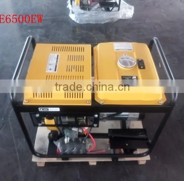 AC Single Phase Key Start DC 160A Double Use Diesel Welding Generator(KDE6500EW) photo-2