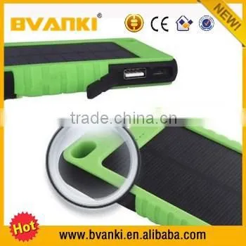 New Products Portable 8000mAh Solar Power Bank External Battery Mobile Charger For IPhone HTC photo-4