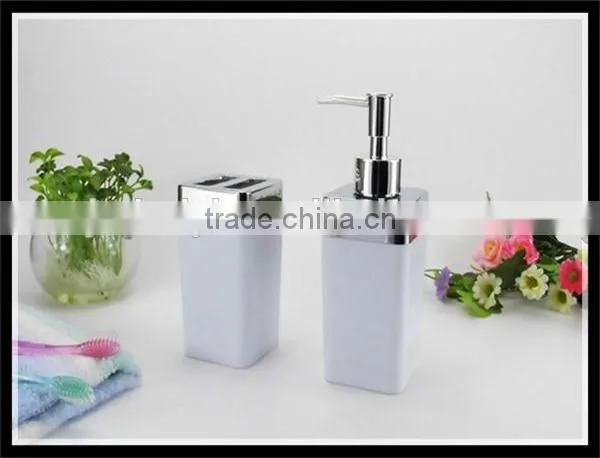 5 Pieces Bathroom Accessories Sets Tumbler Toothbrush Holder Dispenser Bath Decoration Bathroom Sets photo-2