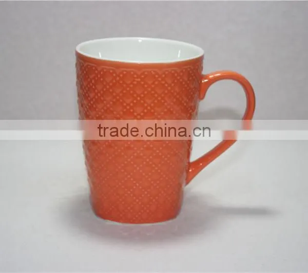 12oz Glazed Ceramic Sublimation Mug Coffee Cup With Square Bottom photo-2