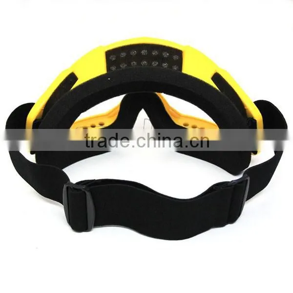 BJ-MG-001 High Quality Yellow Motocross Clear Goggle Lens photo-5