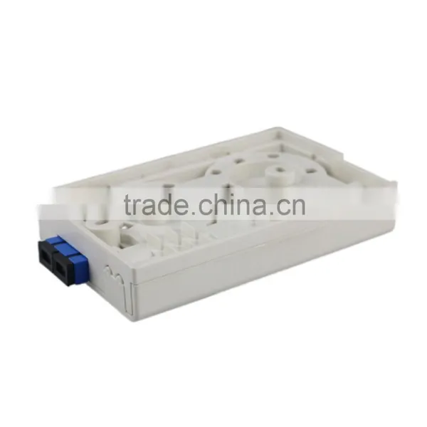 FTTH High Quality Flame Retardant FTTH 2 * SC Fiber Optic Adapter Fiber Optic Terminal Box photo-3