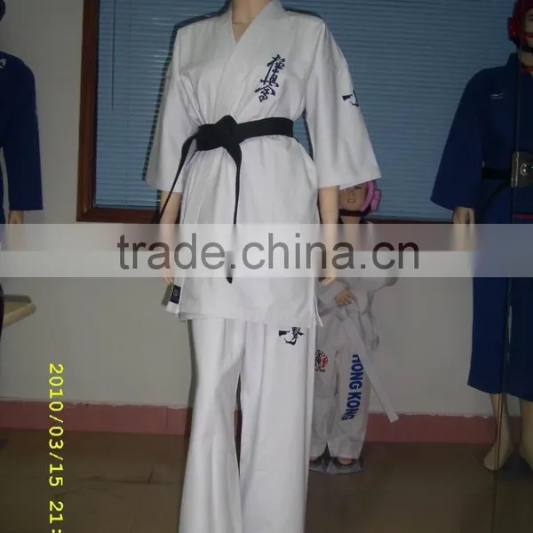 Karate Uniforms in High Quality With CVC and Cotton Fabric Used for School and Gyms photo-4