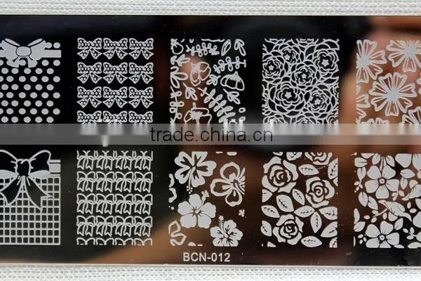 Nail DIY Tips Design Black Nail Art Image Printing Plate Polish Stamping Template Low-priced photo-5