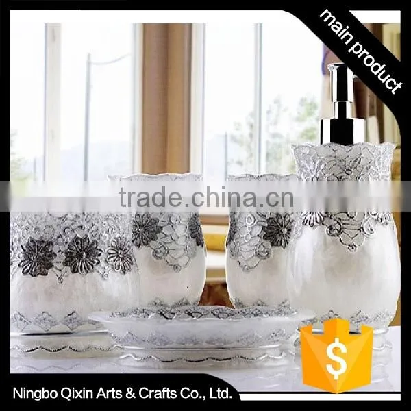 Bath Set, Bath Gift Set, Resin Bathroom Set