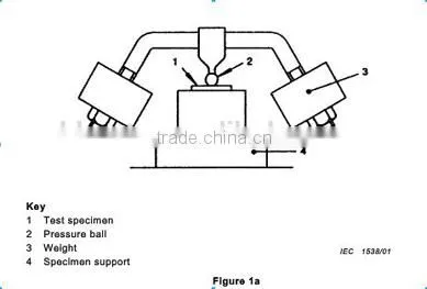Base for Ball Pressure Apparatus According to IEC60335-1 IEC60695-10-2 photo-3