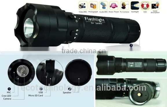 52$ MP3 720P Vandalproof Waterproof LED HD Flashlight DV With Speaker FL003 photo-6