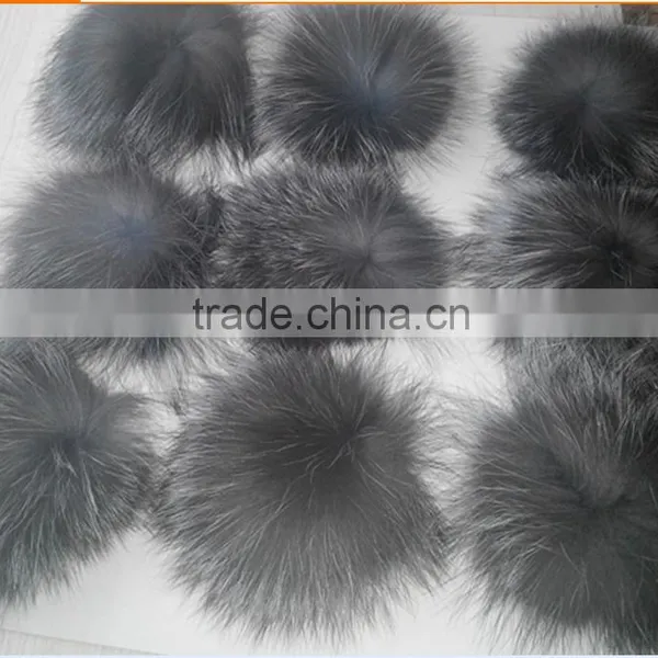 Silver Fox Fur Balls for Hats