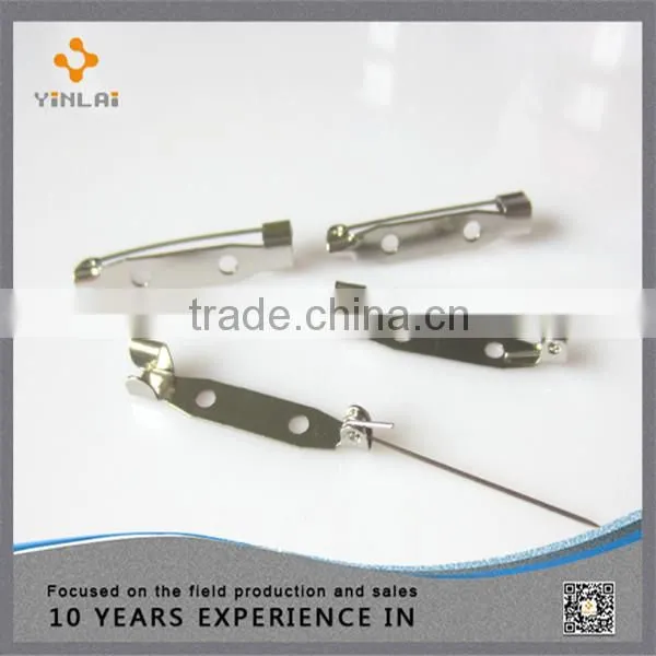 30mm Glue-on Metal Blank Craft Badge Pins photo-3