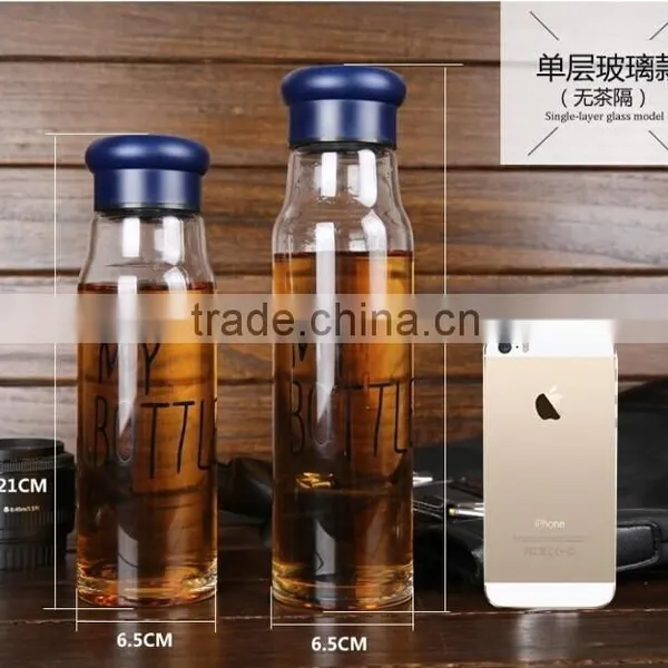 2015 New Style 550ML High Borosilicate Glass Water Bottle photo-4