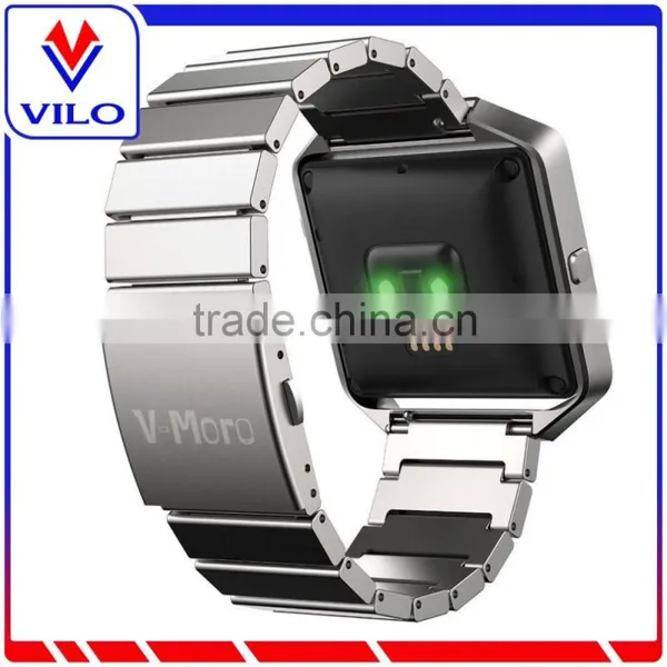 Original 1:1 316L Stainless Steel Metal Bracelet Link Band for Fitbit Blaze photo-2