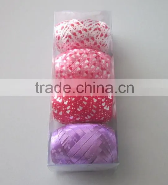 Christmas Gift Wrapping Materials Curling Ribbon Egg and Star Bow photo-3