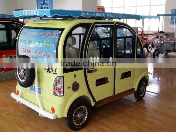 Top Sell Solar Electric Car& Motorcycle,electric Scooter&bike With Solar Panel(60V 1200W) photo-5