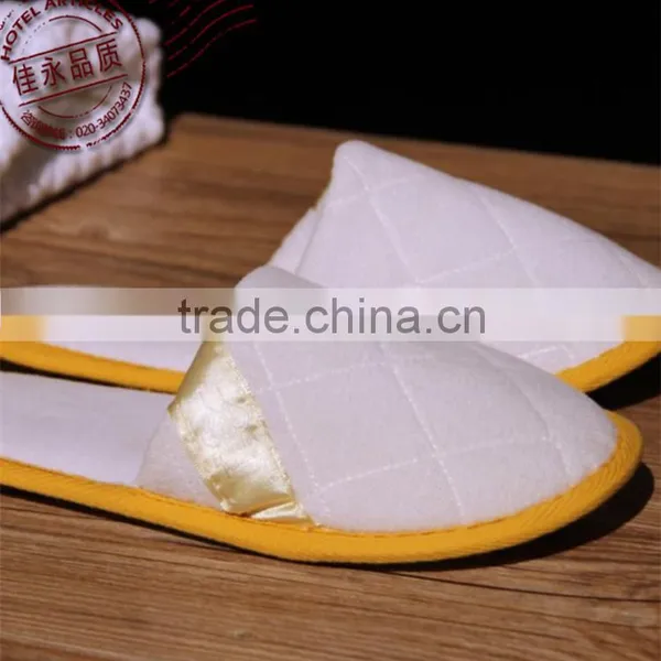 Hotel Velvet Towel Fabric Slippers photo-2