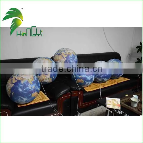 Hot Selling Cheap Led Lighting Up Balloons / Inflatable LED Moon Light Globe Balloon For Night Decoration photo-2