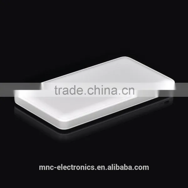 Real 10000mAh 5V/2A Output Full Color Logo Printing Leather Cover Power Bank With Built in Micro Usb Cable and i Phone Adaptor photo-3