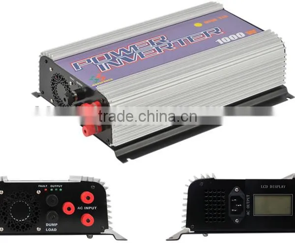 1000W Wind Power Grid Tie Inverter,on Grid Inverter,Model SUN-1000G-WAL-LCD