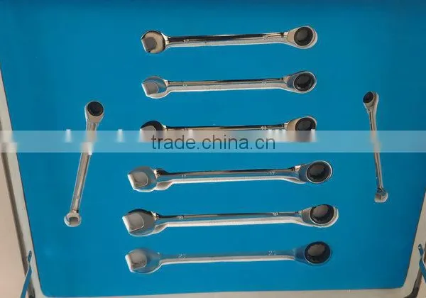 13 Pcs Aluminium Case Combination Ratchet Wrench Set photo-5