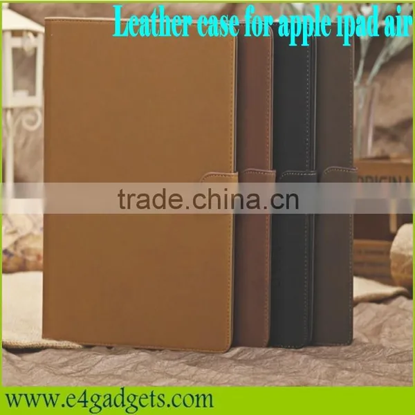2013 New Product Wholesale Luxurious Tablet Case for Ipad Air pu Leather Case