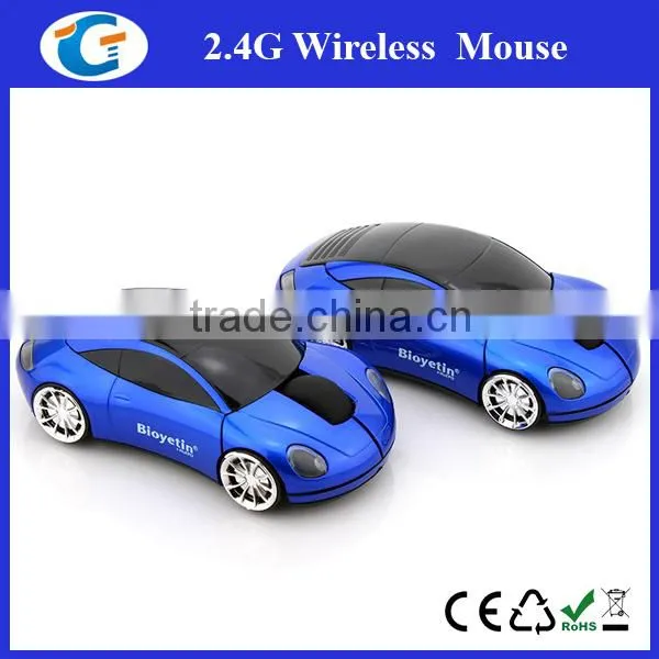 Wheeled Scroll Vehicle Shaped Wireless Mouse photo-5