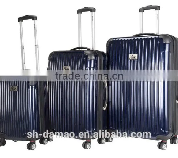 China Supplier Hot New Product for 2015 !!! Embossing Surface Travel Trolley Luggage photo-3