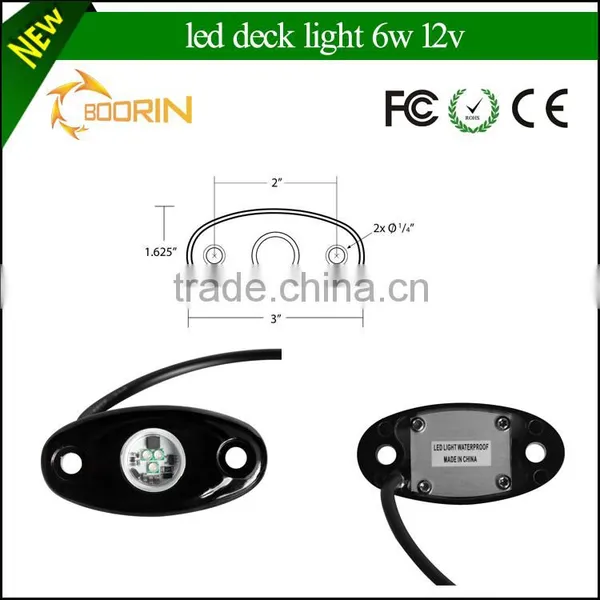 Rigid LED Rock Light DC 10-30V IP68 for the Boats Led Deck Light photo-4