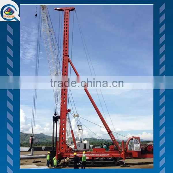 KLB6T-15C hydraulic step type leader pile driver
