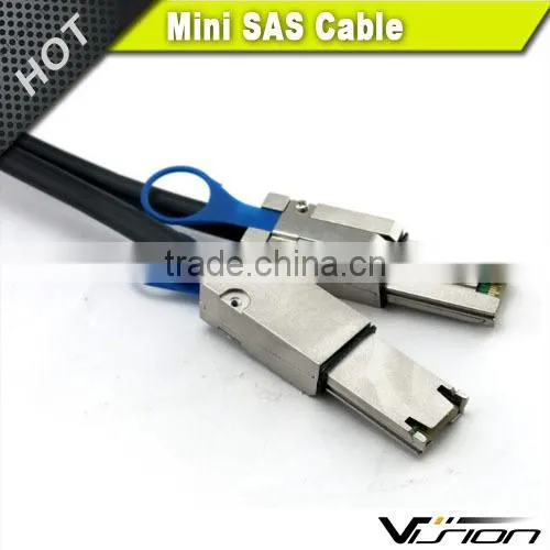 1m Black 28awg Mini SAS Cable SFF8088 to 8088 26pin to 26pin With OD 7.5mm photo-2