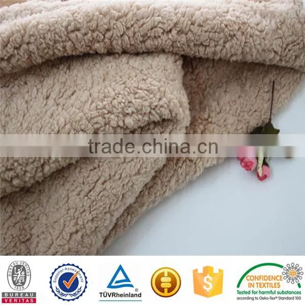 Lining Fabric for Bagssuede Fabric Bonded With Sherpa Lining Fabric for Bags photo-3