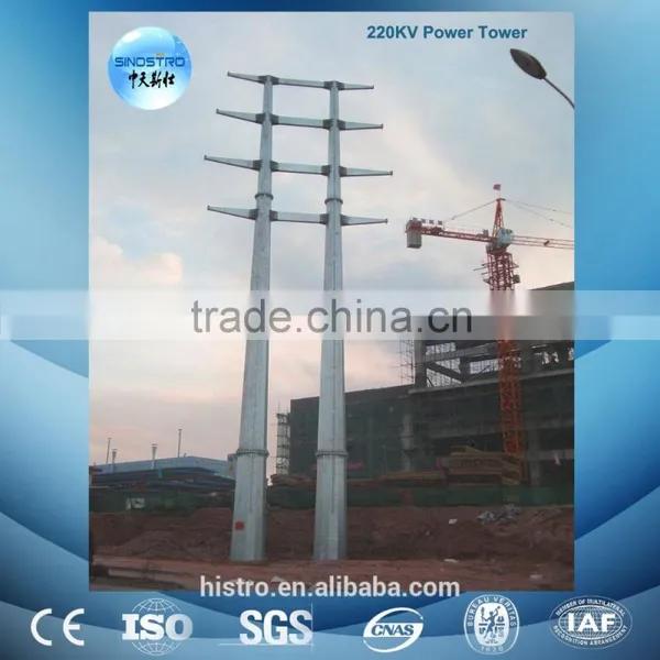220KV Galvanized Transmission Tower photo-6