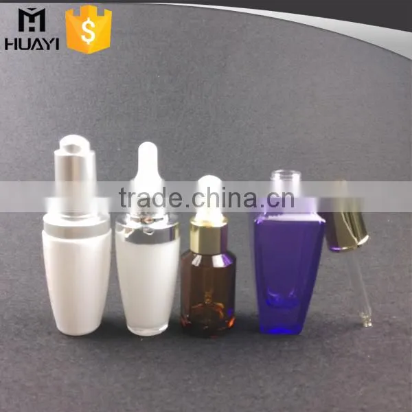 Wholesale 30ml 50ml Amber Glass Dropper Bottle,different Design Essential Oil Glass Dropper Bottle Pipette photo-3