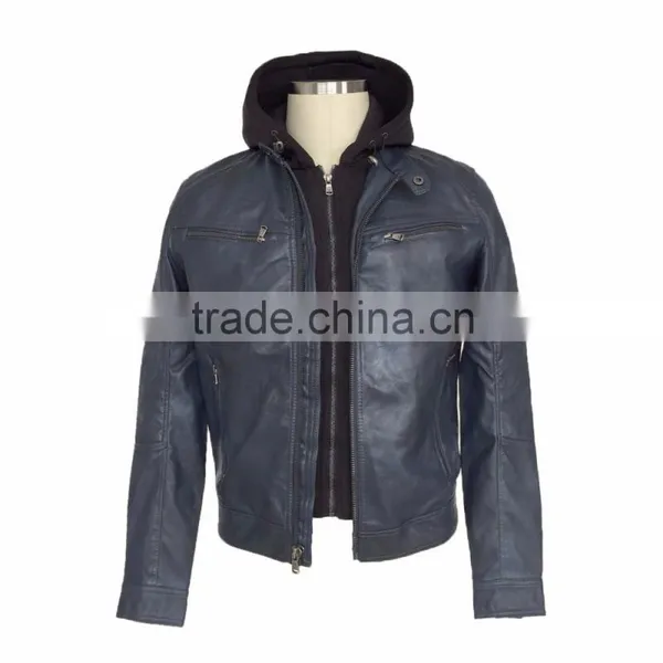 Best Selling Men PU Jacket photo-2