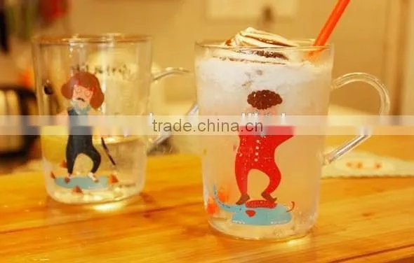 Handle Glass Cup Mug Clear Glass Coffee Mug photo-4