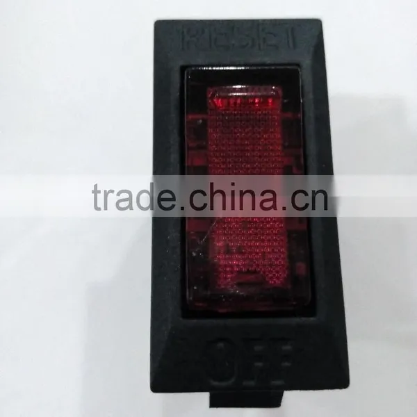 15A 125V Rocker Switch Type 3pin Circuit Breaker