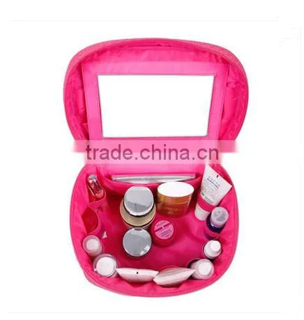 Leather Cosmetic Bag Daily Useful Beautiful Storage Bag pu Cosmetic Bag photo-2
