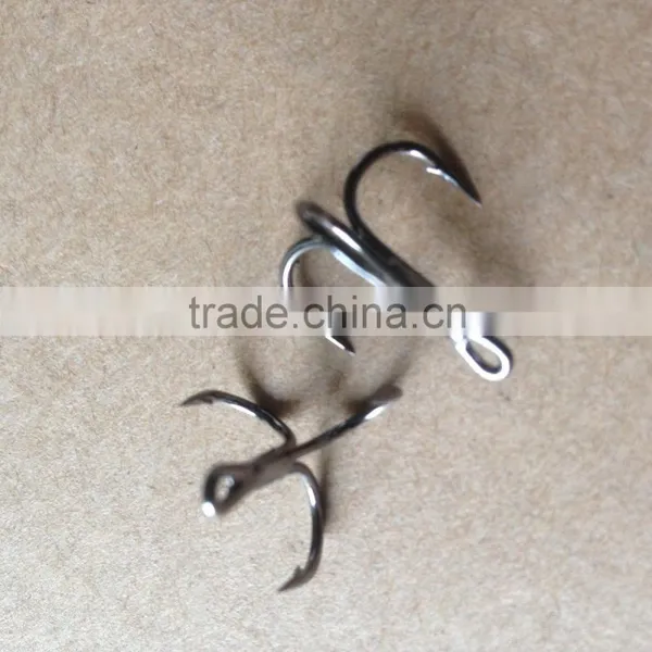 High Quality High Carbon Steel Treble Hook for Sea Fishing