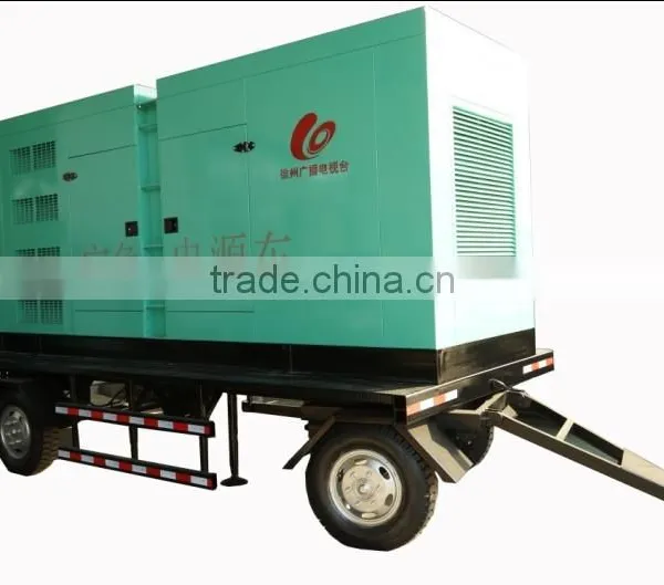 360KW Trailer Type Diesel Generator Set Powered by Yuchai Engine