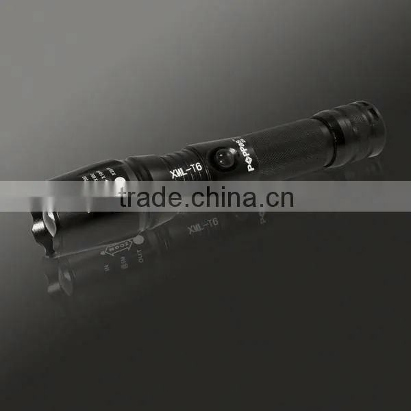 868 2015 New Led Flashlight Hot Sale Aluminum Zoomable Rechargeable XML T6 Led Flashlight photo-6