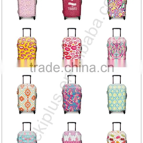 Luckiplus Spandex Elastic Material Trolley Case Cover Waterproof Luggage Cover photo-4
