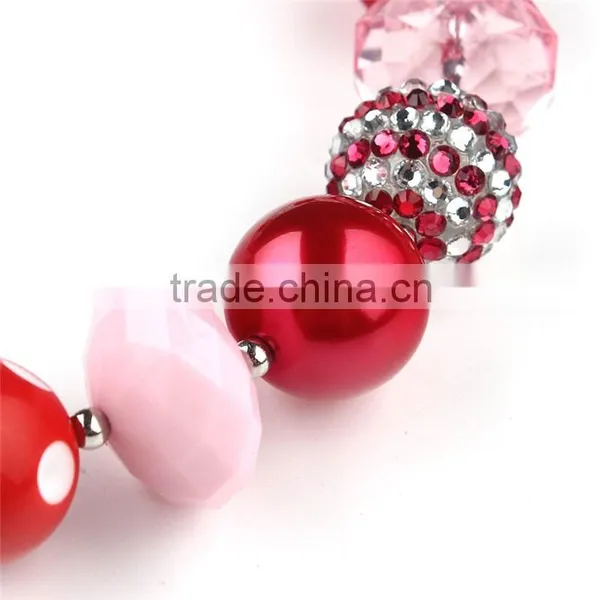 Fashion Children Coral Beads Necklace Jewelry Set Baby Girls Big Bow Styles African Beads Jewelry Sets photo-4