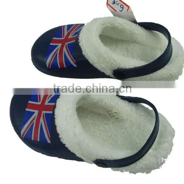 Foam Rubber Winter Plush Slipper Soles