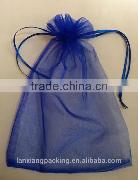 Drawstring Double Pull Organza Gift Bag Pouch