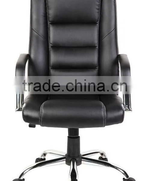 PU Leather Chromed Armrest and Base Executive Chair #AGS-6021