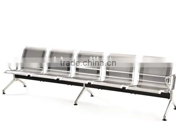 Good Quality 5-seater Stainless Steel Medical Waiting Room Chairs Supplier