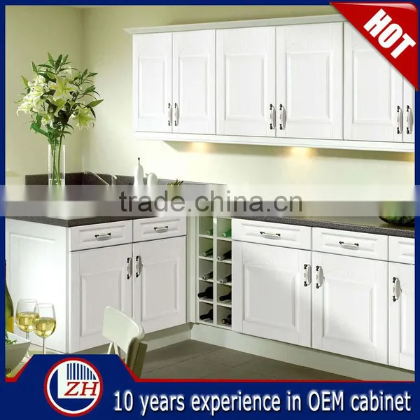 Integrated Cheap Modern Pvc Water Resistant Kitchen Cabinet photo-3
