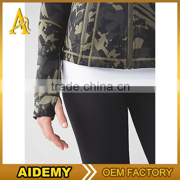 Wholesale Zipper Camouflage Hoodie Dri Fit Sweat Pants and Hoodies Women photo-6
